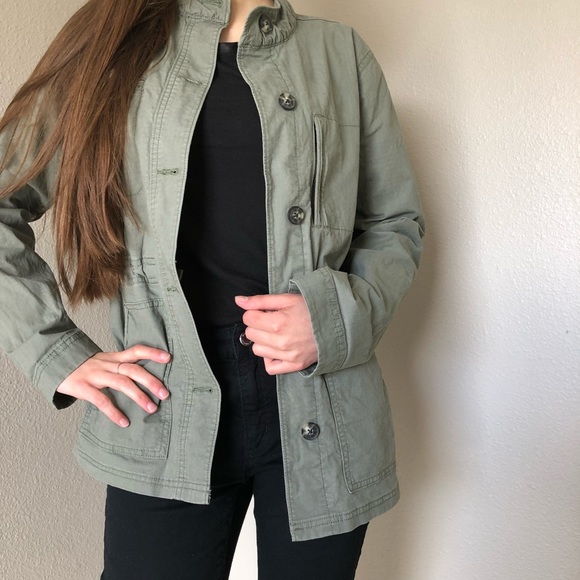 Eddie Bauer Jackets & Blazers - Eddie Bauer Green Lightweight Utility jacket
